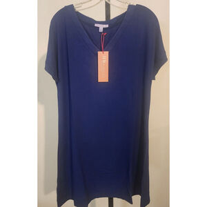 Hale Bob Size Small Sleep Shirt Blue, New with Tags